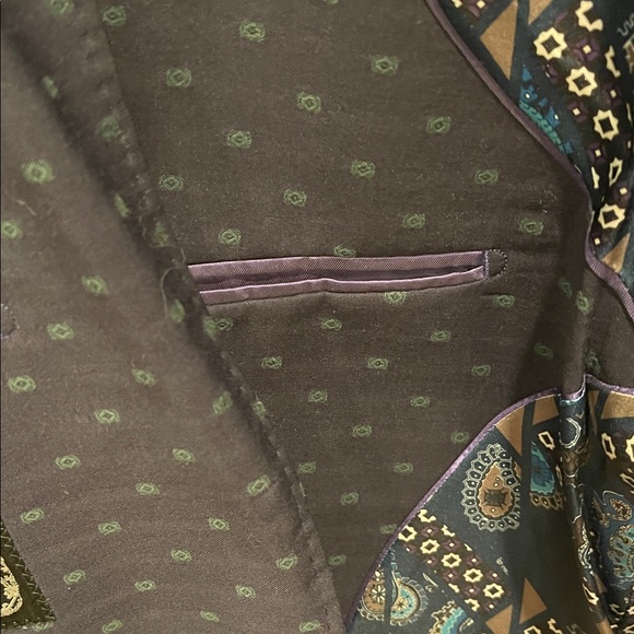 Ted Baker 46R Navy Wool Blazer Modern Fit Medallion - Picture 11 of 17